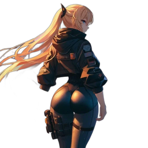 jacket, weapon, robot, dress transparent PNG cut-out