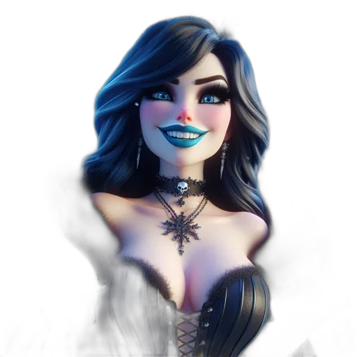 dress, jewelry, fantasy art, concept art transparent PNG cut-out
