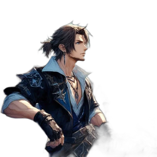 sword, staff, weapon, jacket transparent PNG cut-out