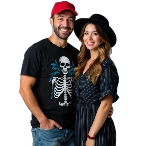 hat, dress, jewelry, staff transparent PNG cut-out
