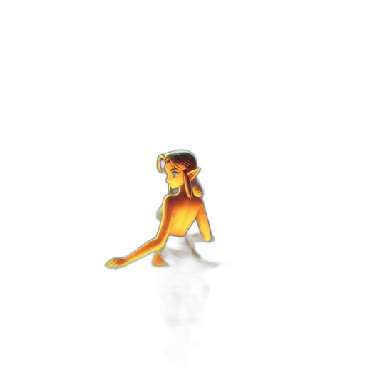 creature, animal, staff, crown transparent PNG cut-out