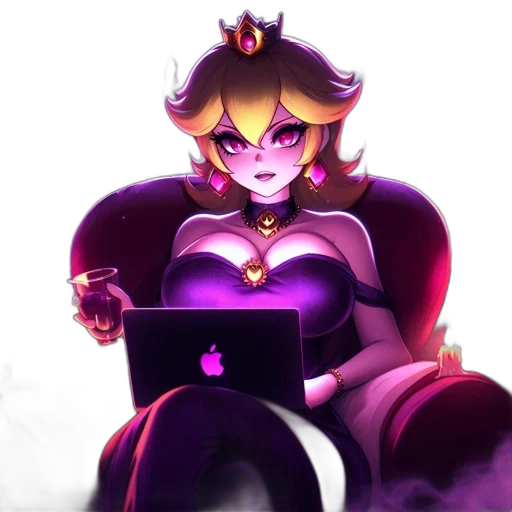 crown, robot, staff, concept art transparent PNG cut-out