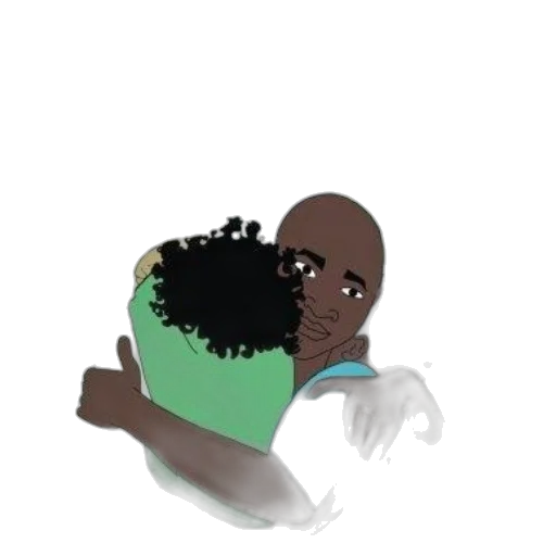 face, mask, hair, creature transparent PNG cut-out
