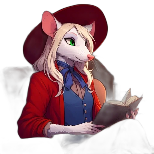 hat, jacket, staff, animal transparent PNG cut-out