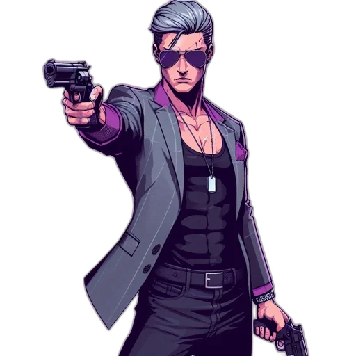 jacket, weapon, staff, concept art transparent PNG cut-out