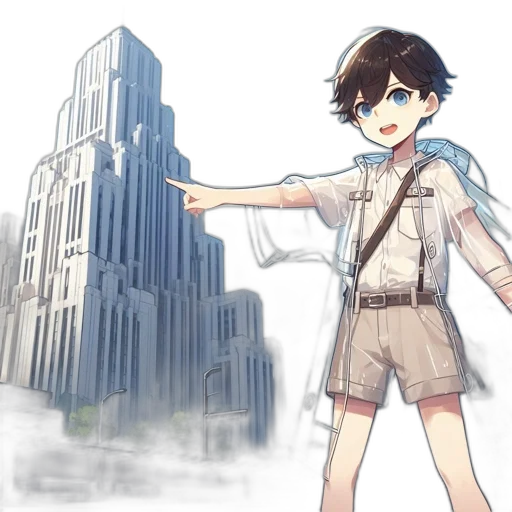 building, robot, anime, concept art transparent PNG cut-out