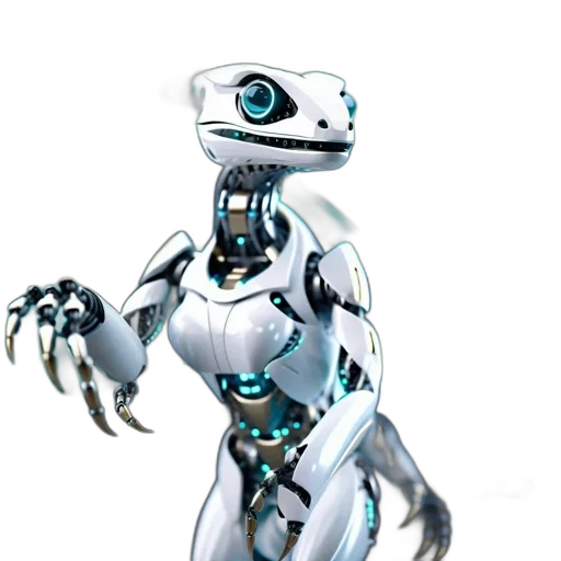 robot, animal, creature, dragon transparent PNG cut-out