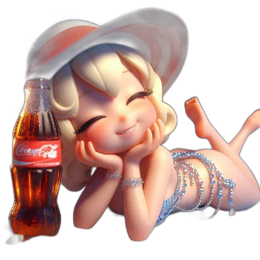 bottle, pixel art, 3d render, concept art transparent PNG cut-out
