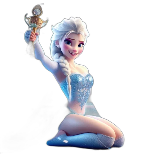 staff, dress, robot, weapon transparent PNG cut-out