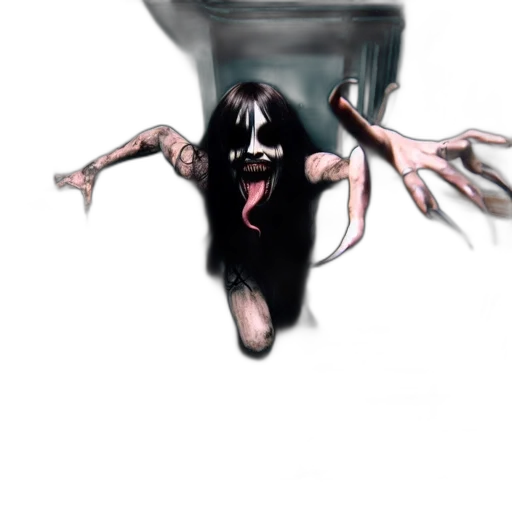 creature, mask, face, hair transparent PNG cut-out