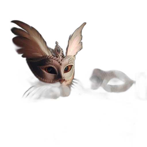 mask, animal, jewelry, creature transparent PNG cut-out