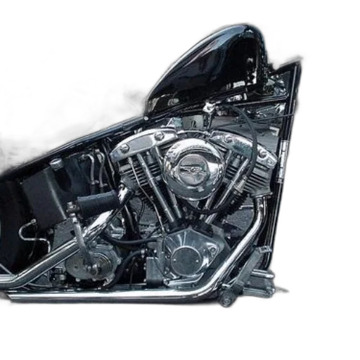 car, black, motorcycle, shiny transparent PNG cut-out