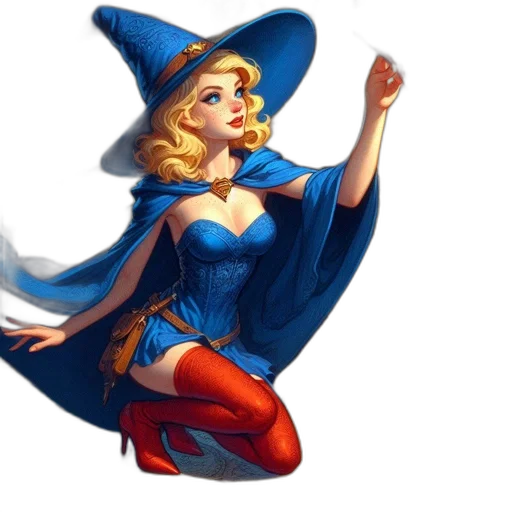 dress, staff, fantasy art, concept art transparent PNG cut-out