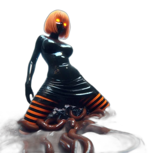 dress, creature, robot, mask transparent PNG cut-out