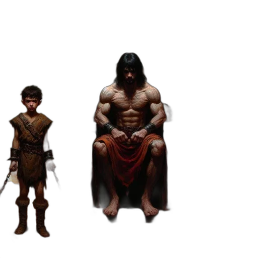 concept art, fantasy art, 3d render, pixel art transparent PNG cut-out