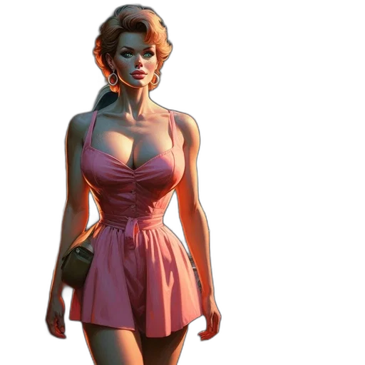 dress, concept art, 3d render, fantasy art transparent PNG cut-out