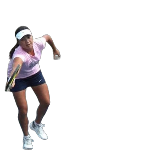 3d render, woman, pink, shirt transparent PNG cut-out