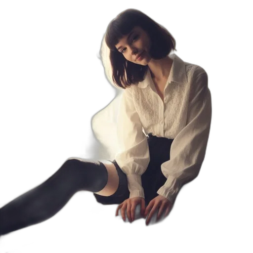 jacket, dress, umbrella, shoes transparent PNG cut-out