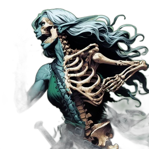 concept art, comic book art, fantasy art, 3d render transparent PNG cut-out