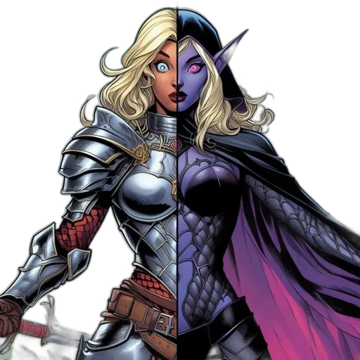 sword, comic book art, concept art, fantasy art transparent PNG cut-out