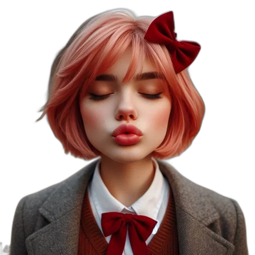 face, hat, hair, mask transparent PNG cut-out