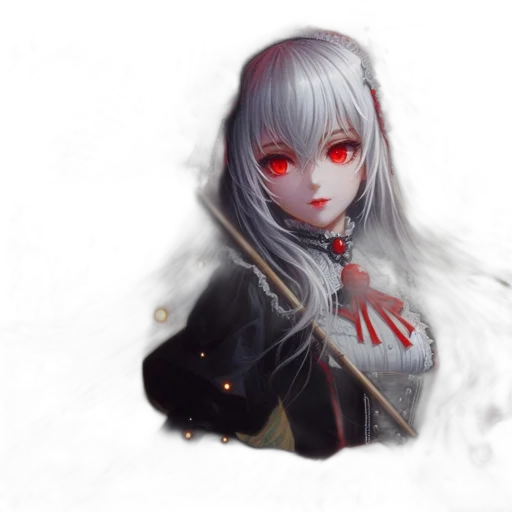 face, mask, jacket, staff transparent PNG cut-out