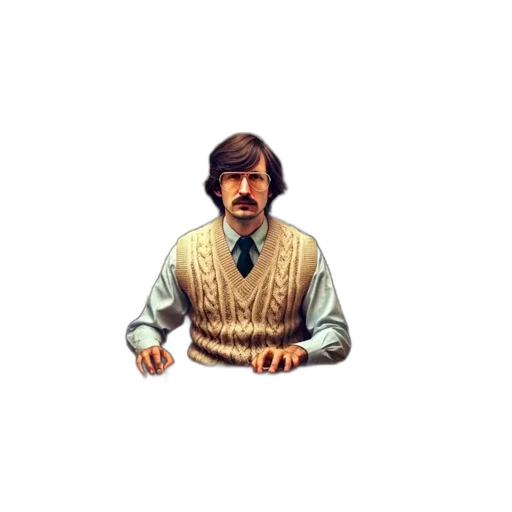 staff, jacket, furniture, face transparent PNG cut-out