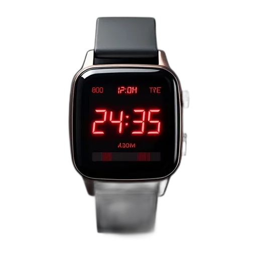 cyberpunk, watch, has, digital transparent PNG cut-out