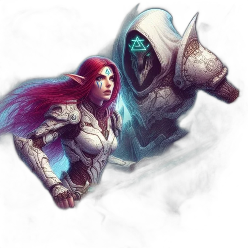 mask, fantasy art, concept art, comic book art transparent PNG cut-out