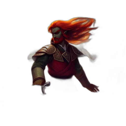staff, creature, mask, jacket transparent PNG cut-out