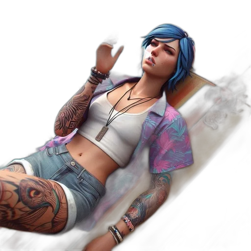 cyberpunk, photorealistic, concept art, fantasy art transparent PNG cut-out
