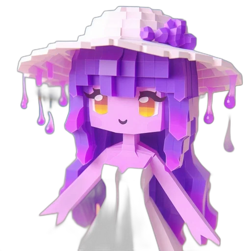 hat, umbrella, creature, dress transparent PNG cut-out