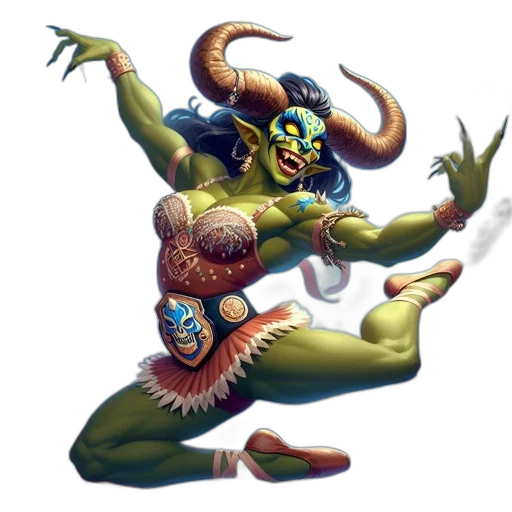 creature, staff, mask, concept art transparent PNG cut-out