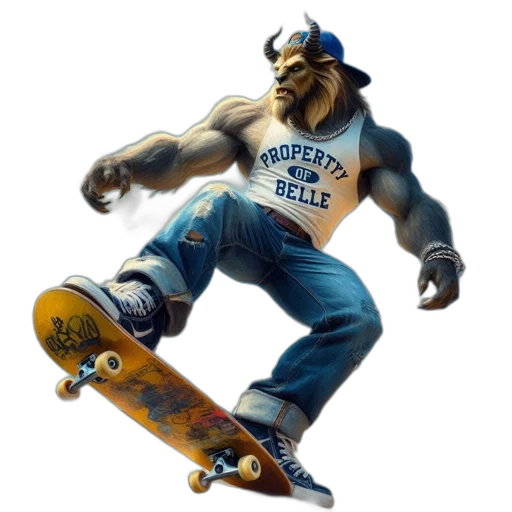 concept art, photorealistic, 3d render, muscular transparent PNG cut-out