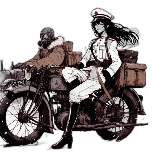 concept art, comic book art, watercolor, fantasy art transparent PNG cut-out