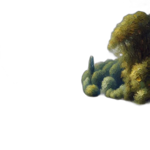 tree, hair, creature, crown transparent PNG cut-out