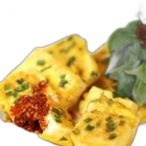 food, photorealistic, plate, savory transparent PNG cut-out