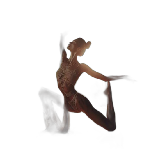 staff, creature, mask, dress transparent PNG cut-out