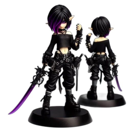 3d render, concept art, fantasy art, cyberpunk transparent PNG cut-out