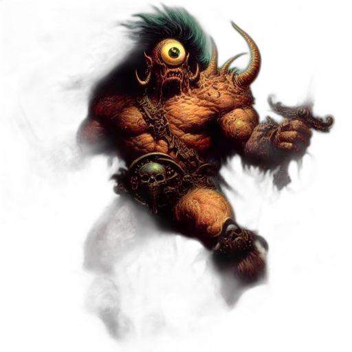 creature, staff, mask, concept art transparent PNG cut-out