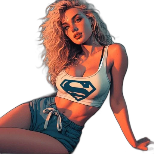 dress, comic book art, photorealistic, concept art transparent PNG cut-out