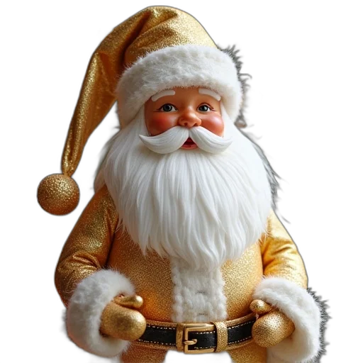 staff, 3d render, photorealistic, santa transparent PNG cut-out