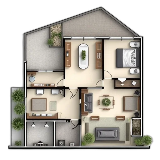 3d render, photorealistic, concept art, watercolor transparent PNG cut-out