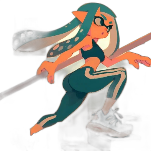 weapon, creature, staff, robot transparent PNG cut-out