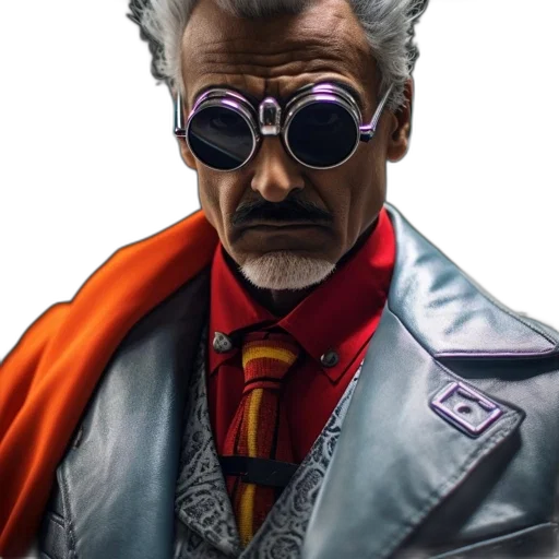 jacket, face, staff, mask transparent PNG cut-out