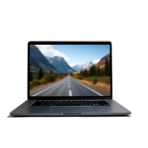 staff, 3d render, black, laptop transparent PNG cut-out