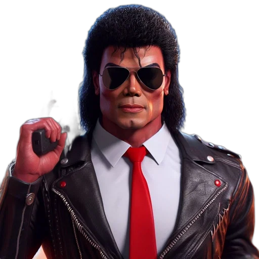 jacket, face, 3d render, concept art transparent PNG cut-out