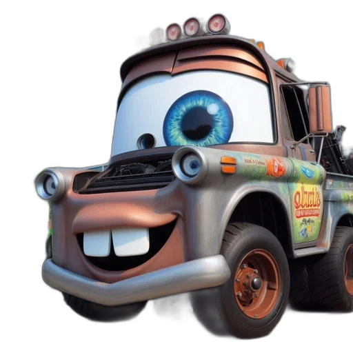 car, robot, animal, face transparent PNG cut-out
