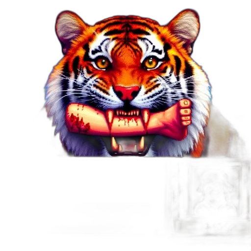 animal, creature, 3d render, pixel art transparent PNG cut-out