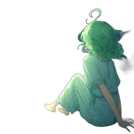 dress, creature, staff, mask transparent PNG cut-out